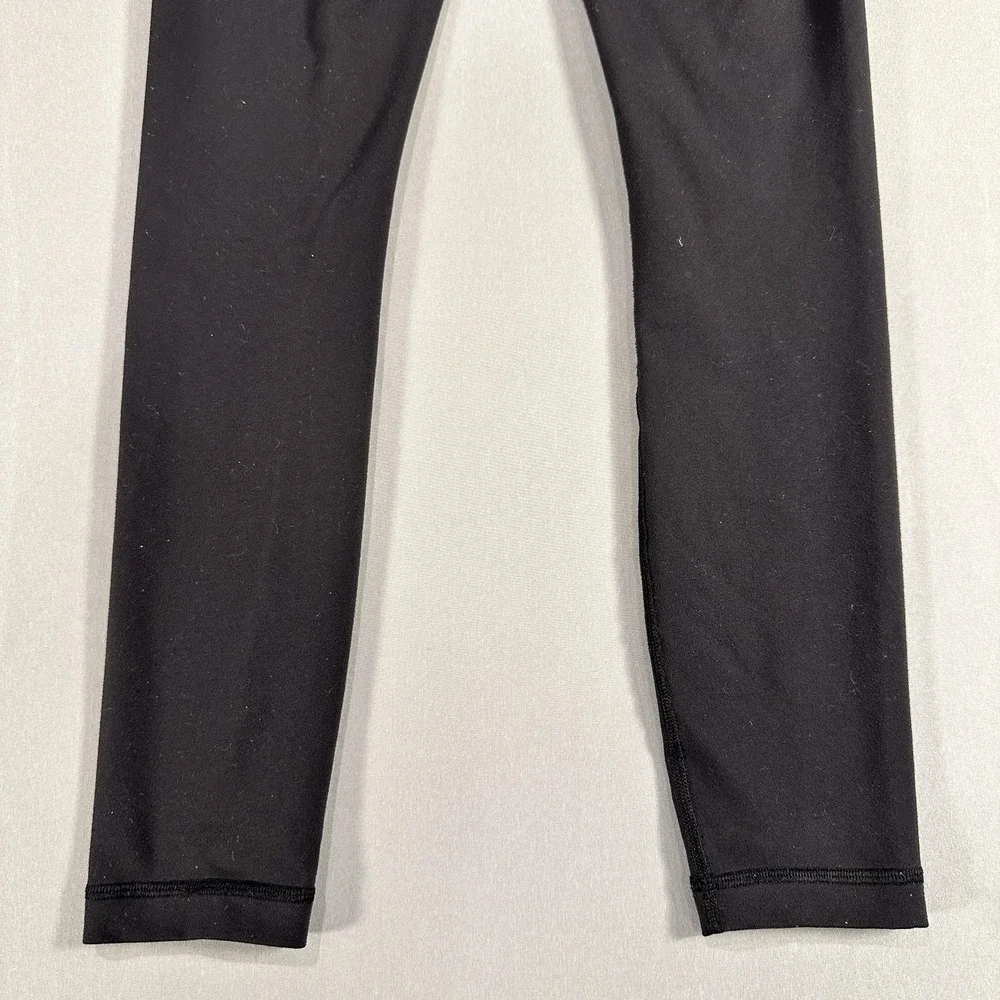 Lululemon Leggings Womens 2 Black High Rise Ankle Yoga Athletic Stretch Gym
